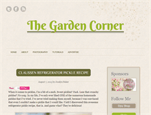 Tablet Screenshot of gardencorner.net